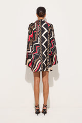 Pucci Istrice Print Silk Twill Dress