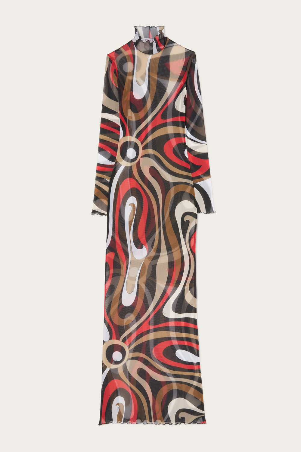 Pucci Marmo Print Tulle Dress