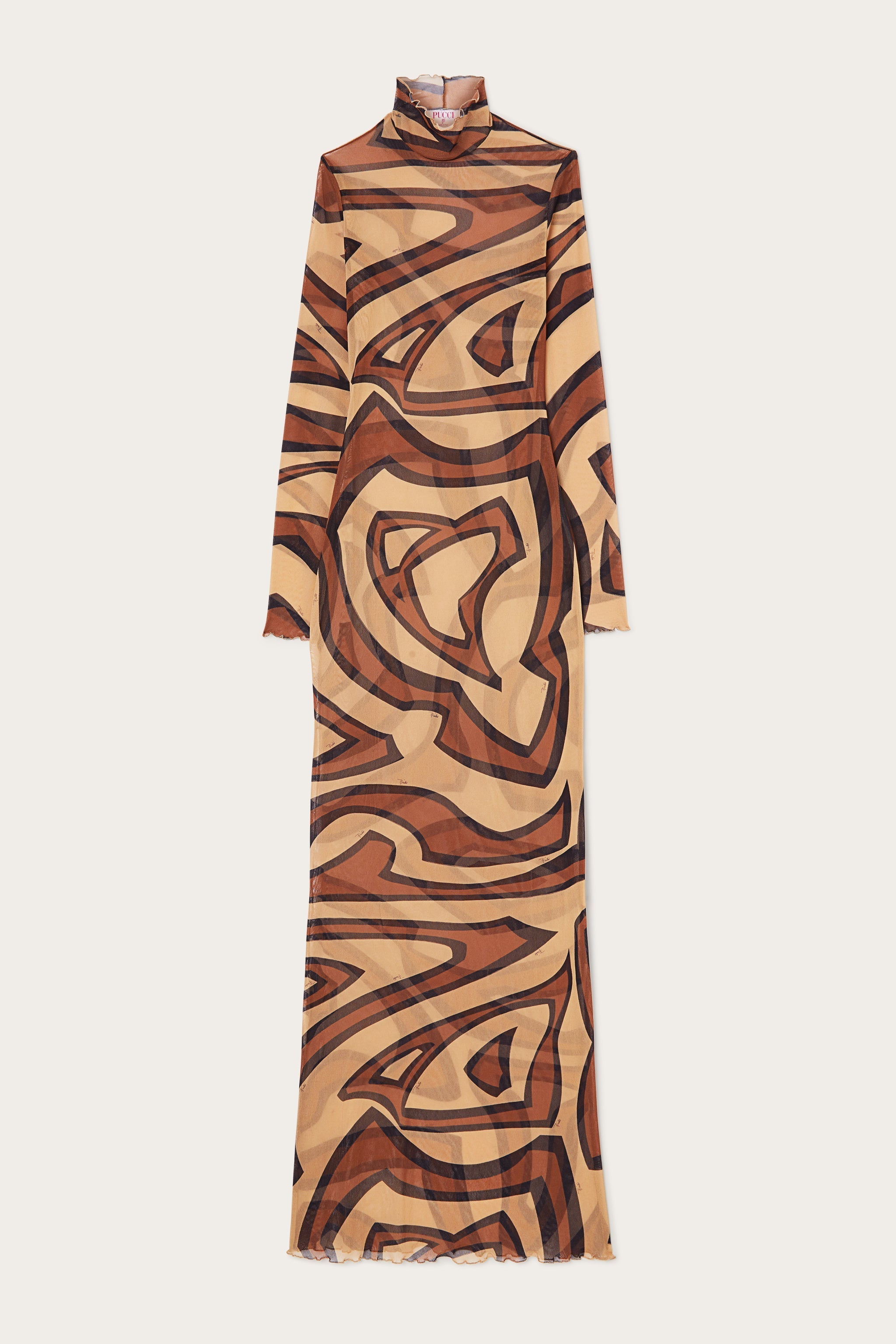 Pucci Labirinto Print Tulle Dress