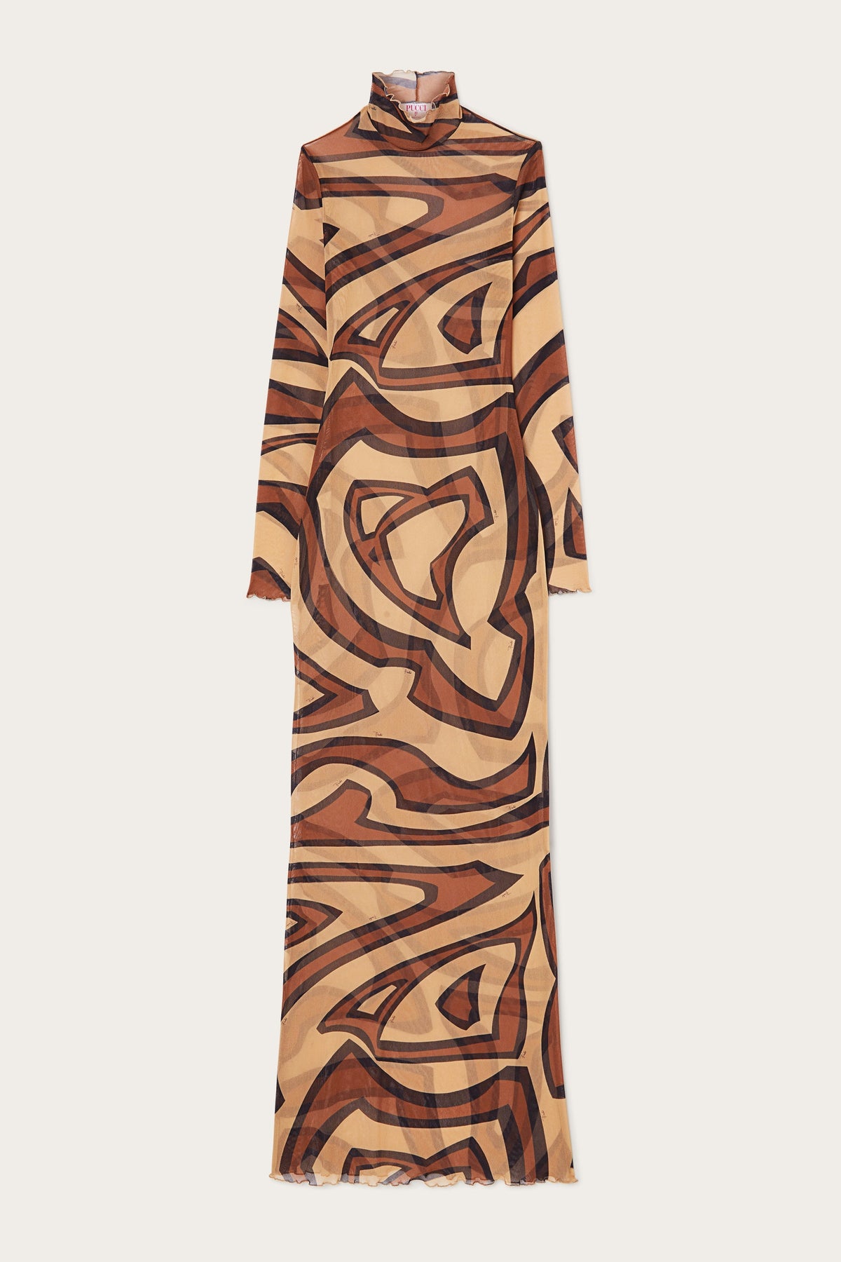 Pucci Labirinto Print Tulle Dress