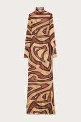 Pucci Labirinto Print Tulle Dress
