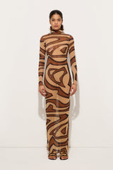 Pucci Labirinto Print Tulle Dress