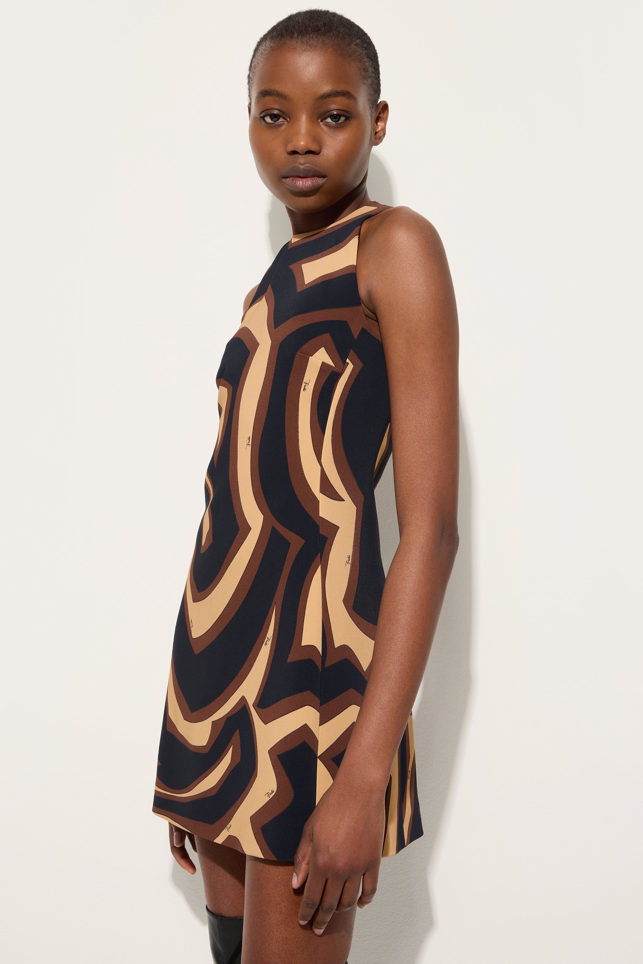 Pucci Labirinto Print A-line Dress
