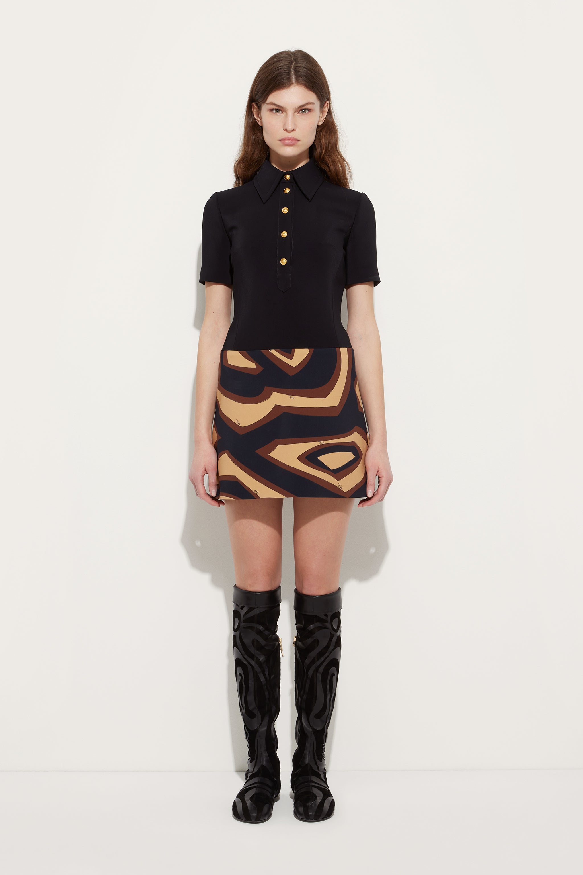 Pucci Labirinto Print Short Dress