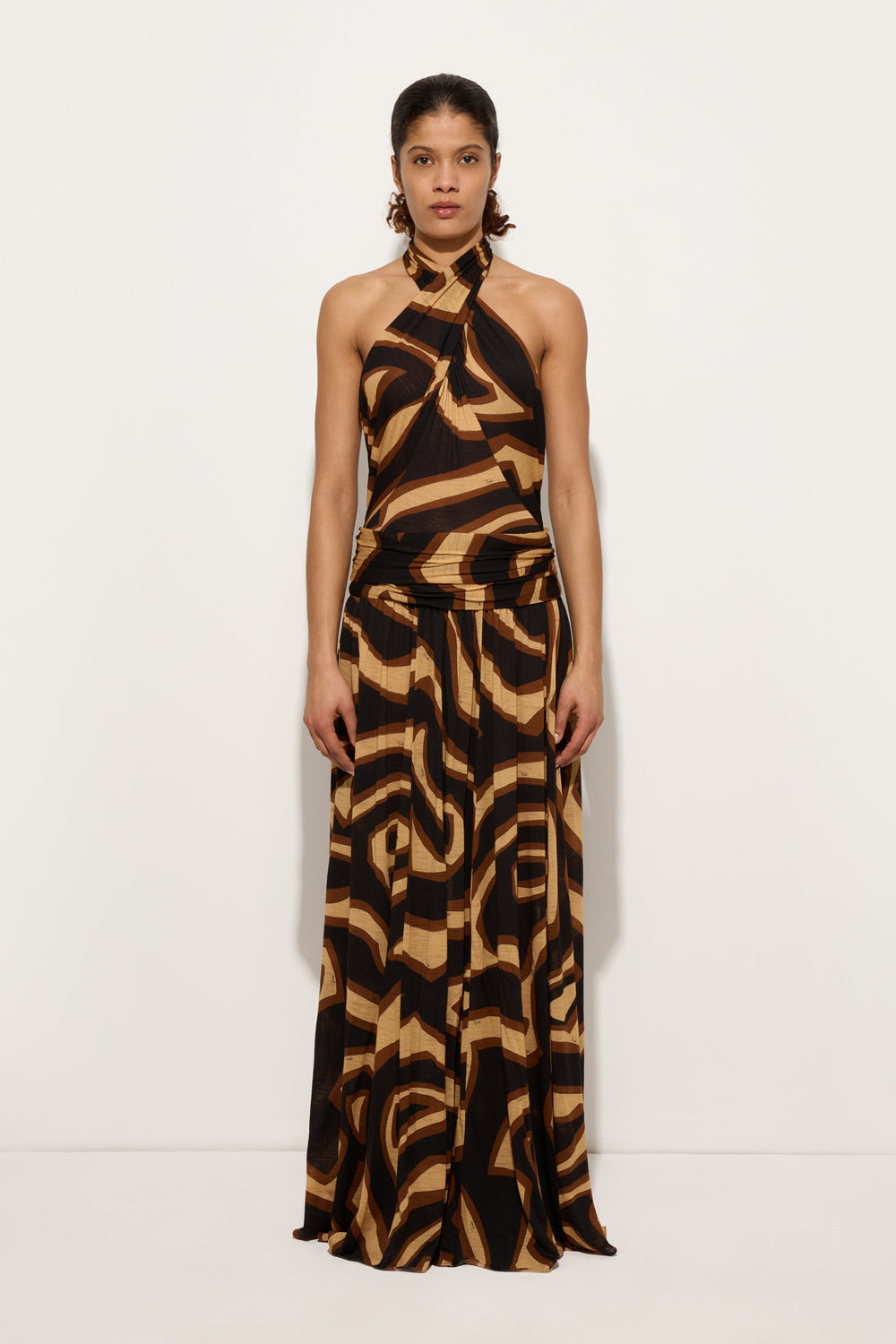 Pucci Labirinto Print Sleeveless Dress