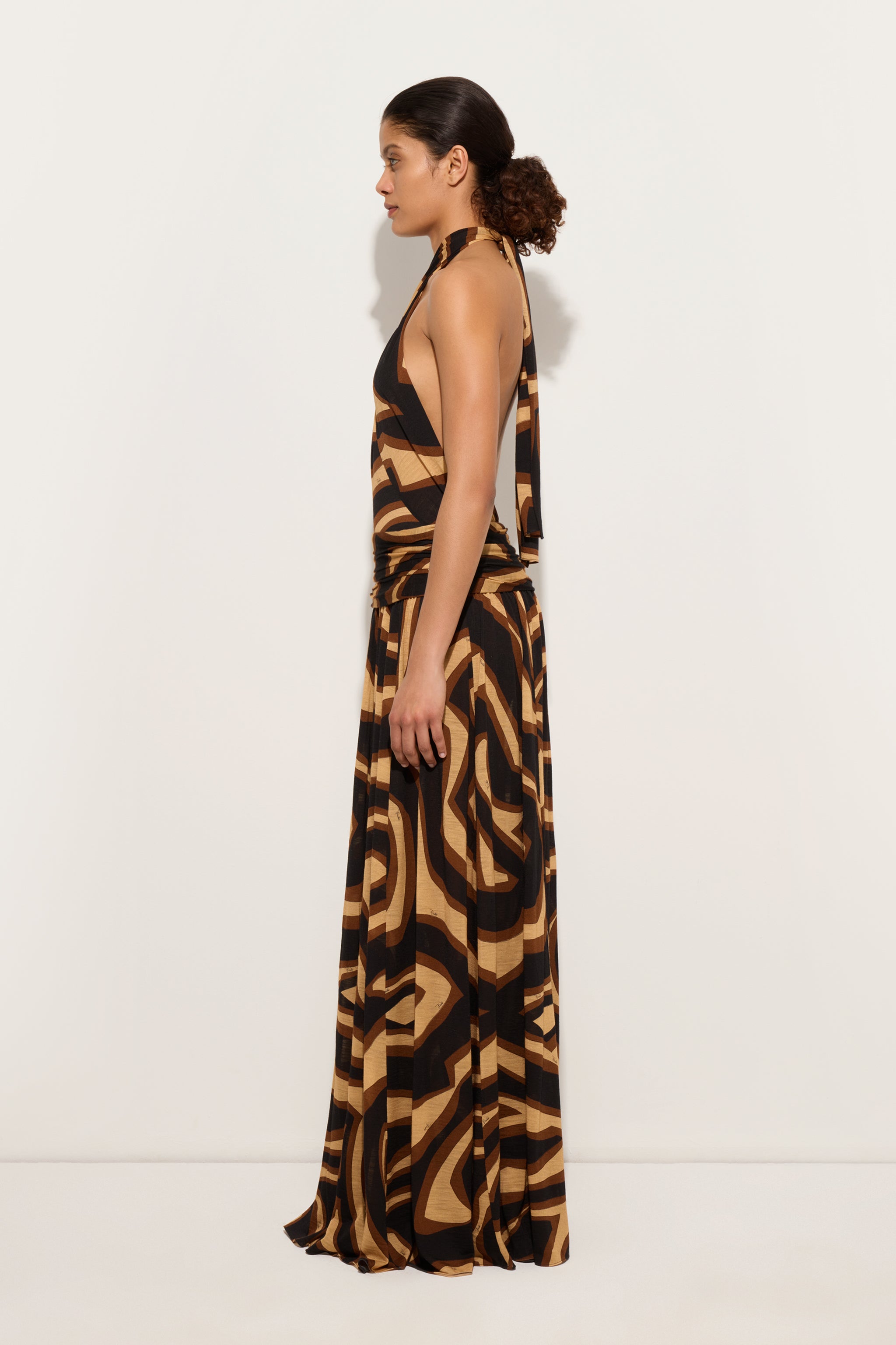 Pucci Labirinto Print Sleeveless Dress