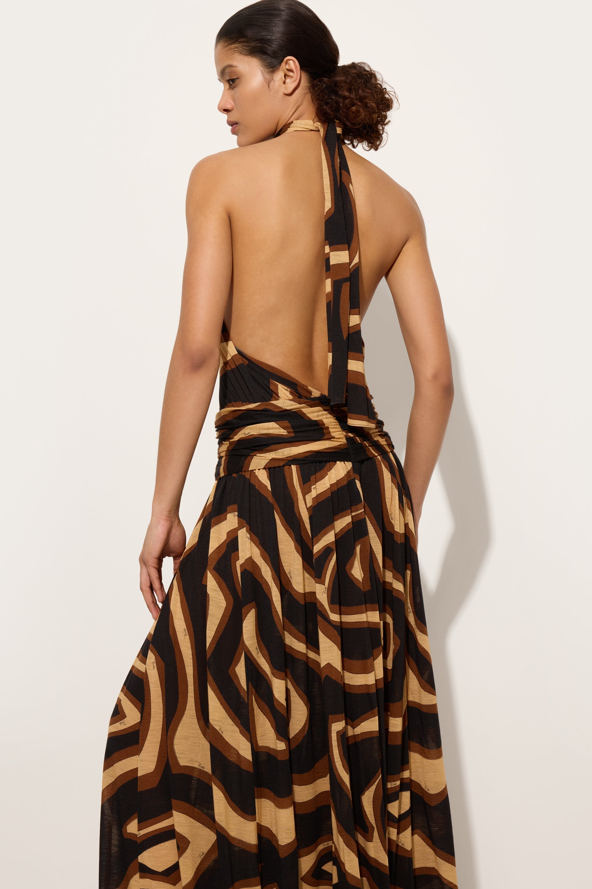 Pucci Labirinto Print Sleeveless Dress