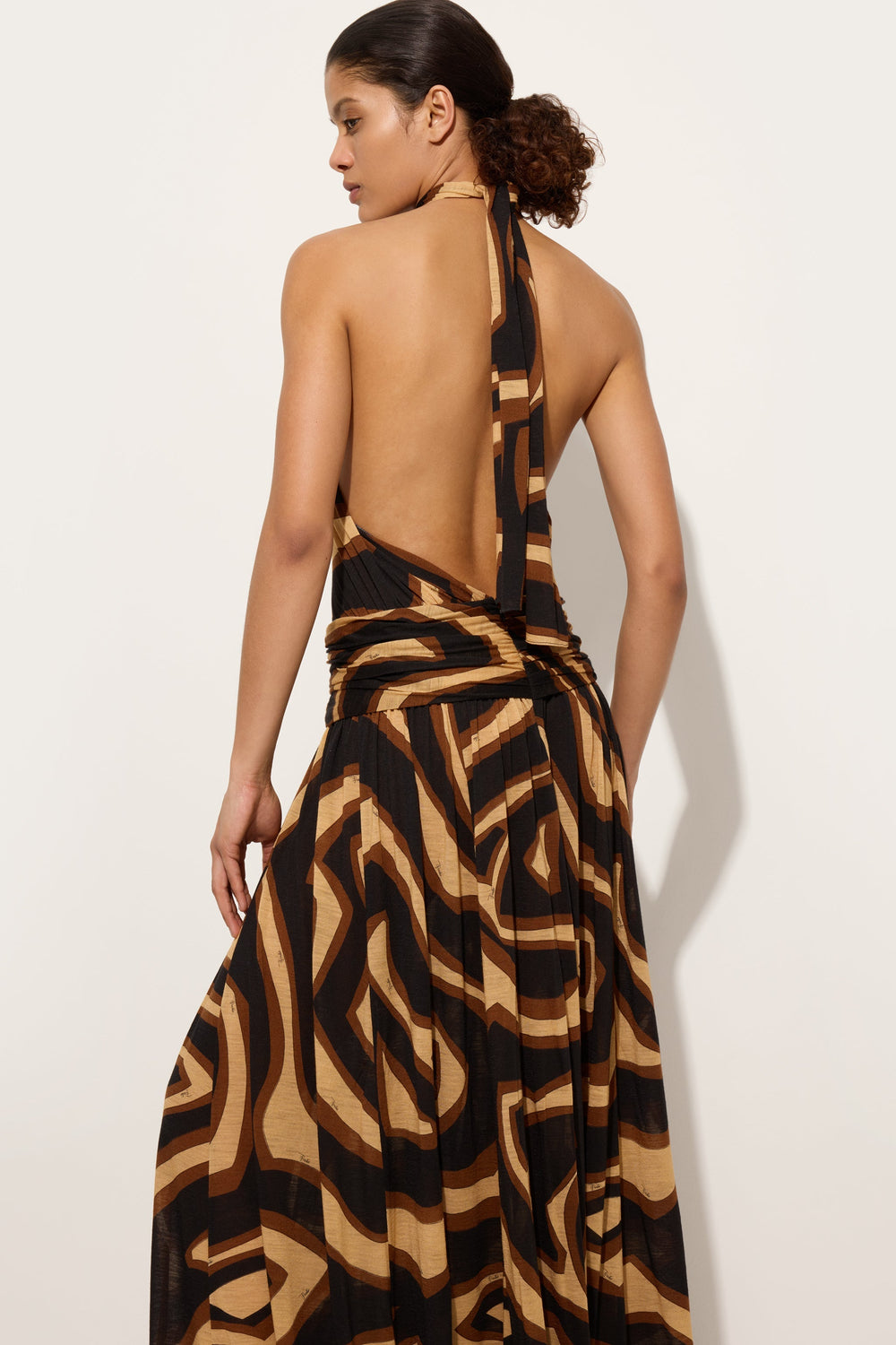 Pucci Labirinto Print Sleeveless Dress
