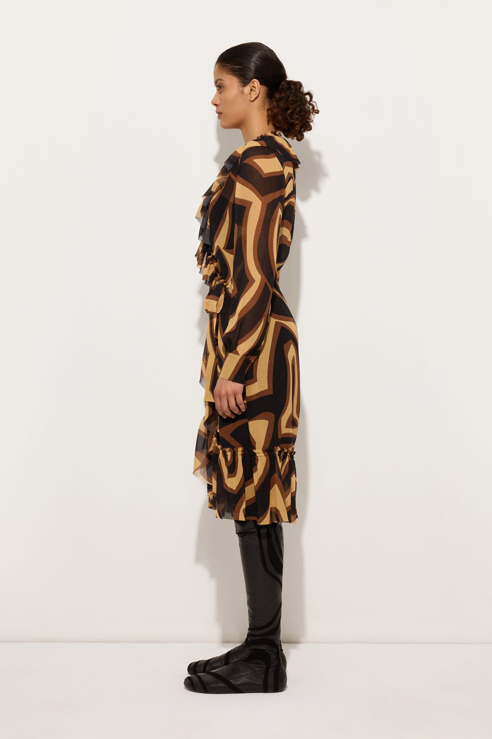 Pucci Labirinto Print Wrap Dress