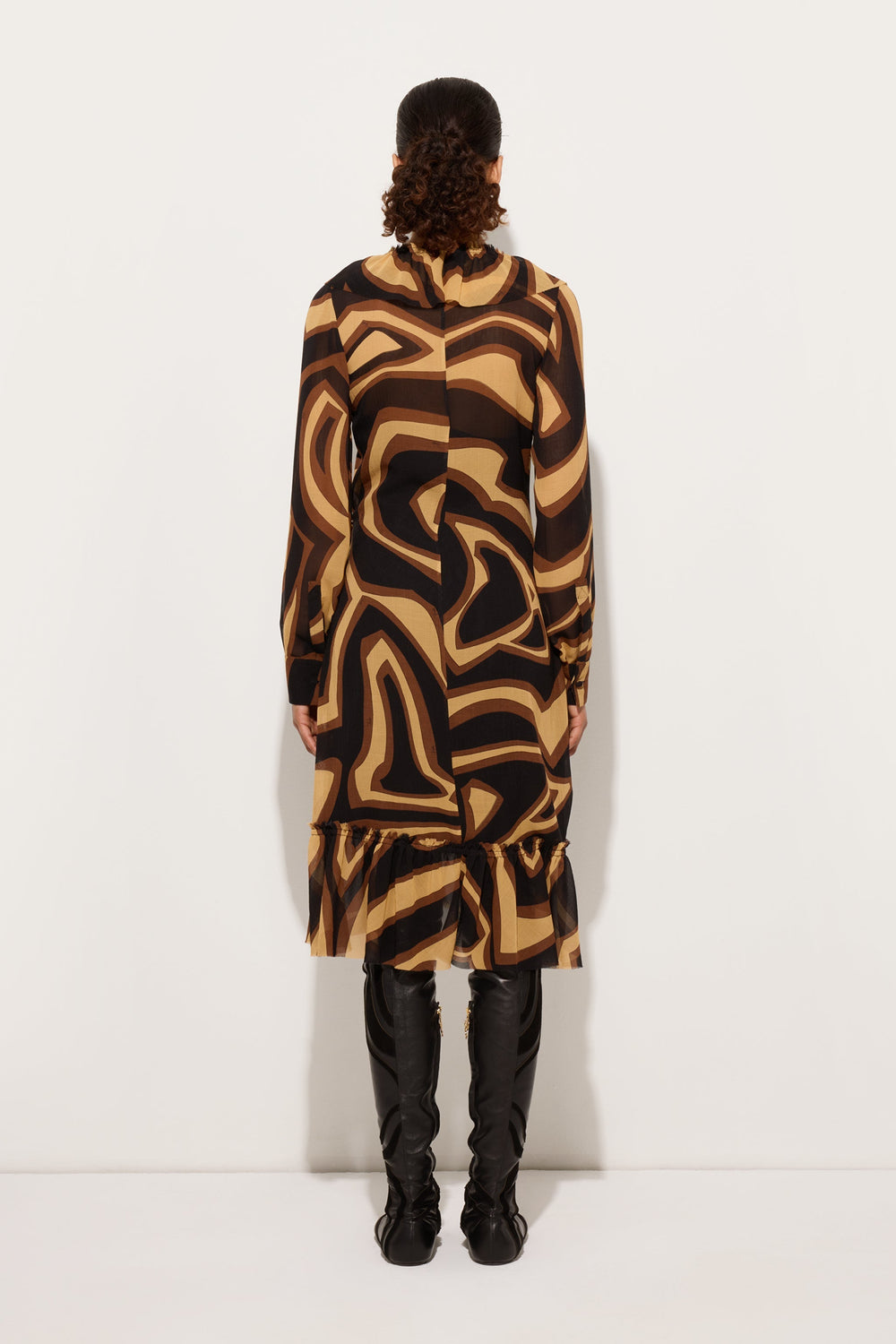 Pucci Labirinto Print Wrap Dress