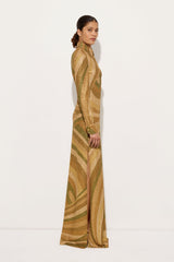 Pucci Iride Print Jersey Lamé Dress