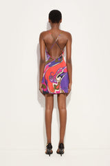 Pucci Orchidee Print Short Jersey Dress