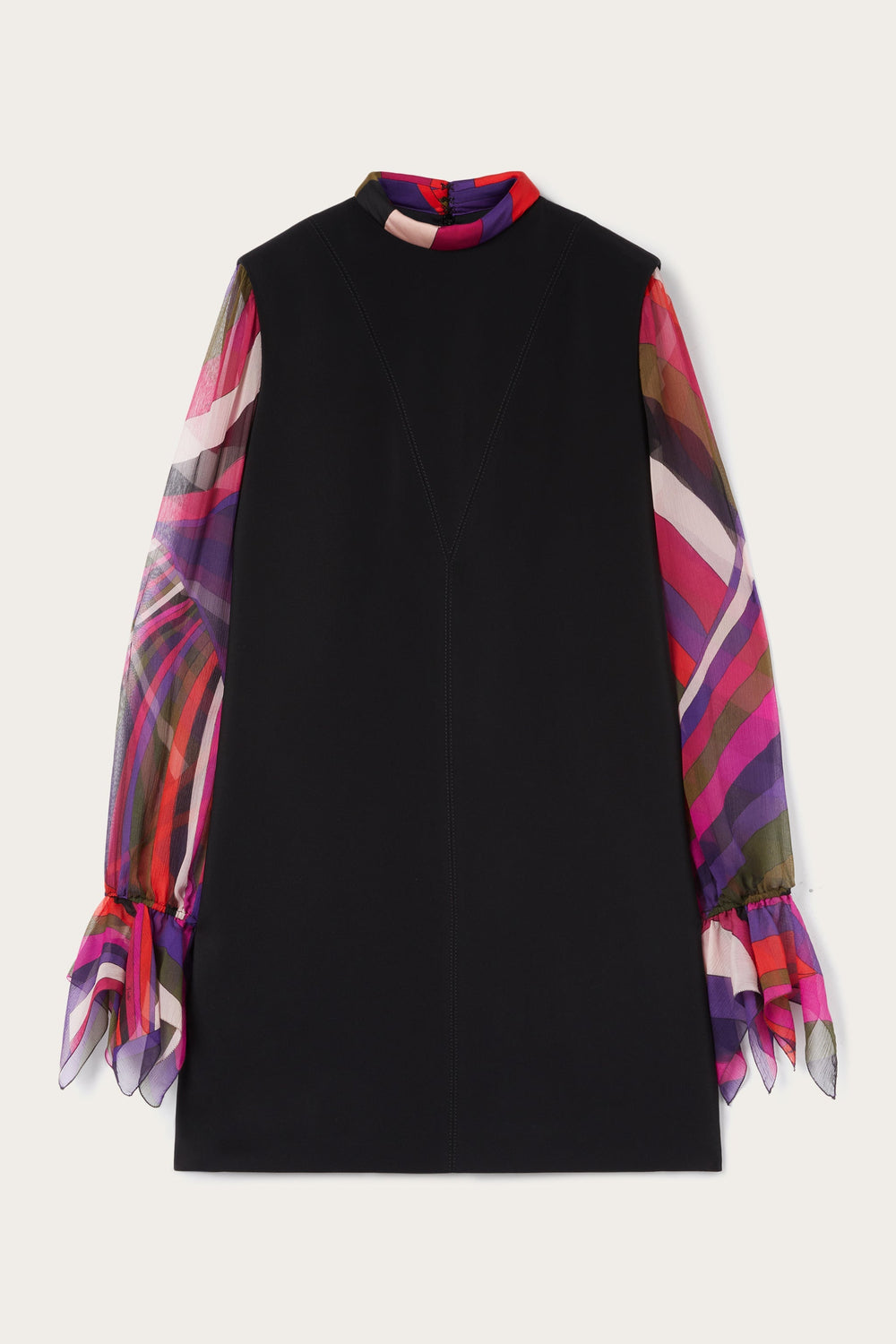 Pucci Printed Sleeve Sheath Dress