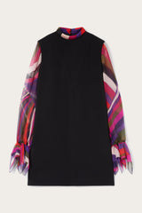 Pucci Printed Sleeve Sheath Dress