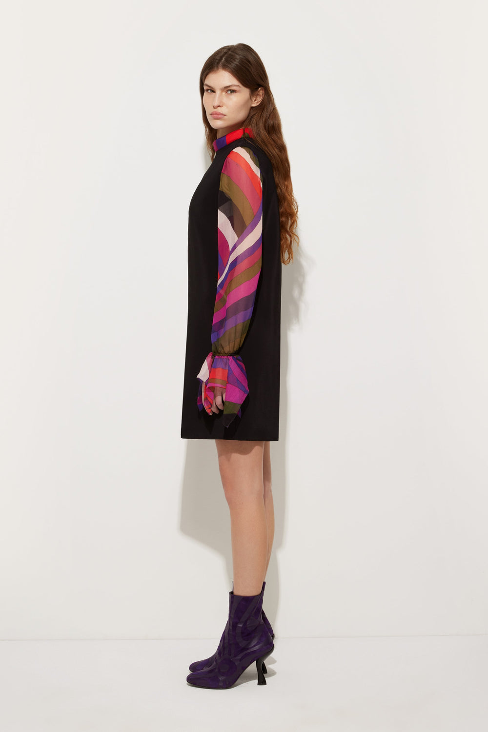 Pucci Printed Sleeve Sheath Dress