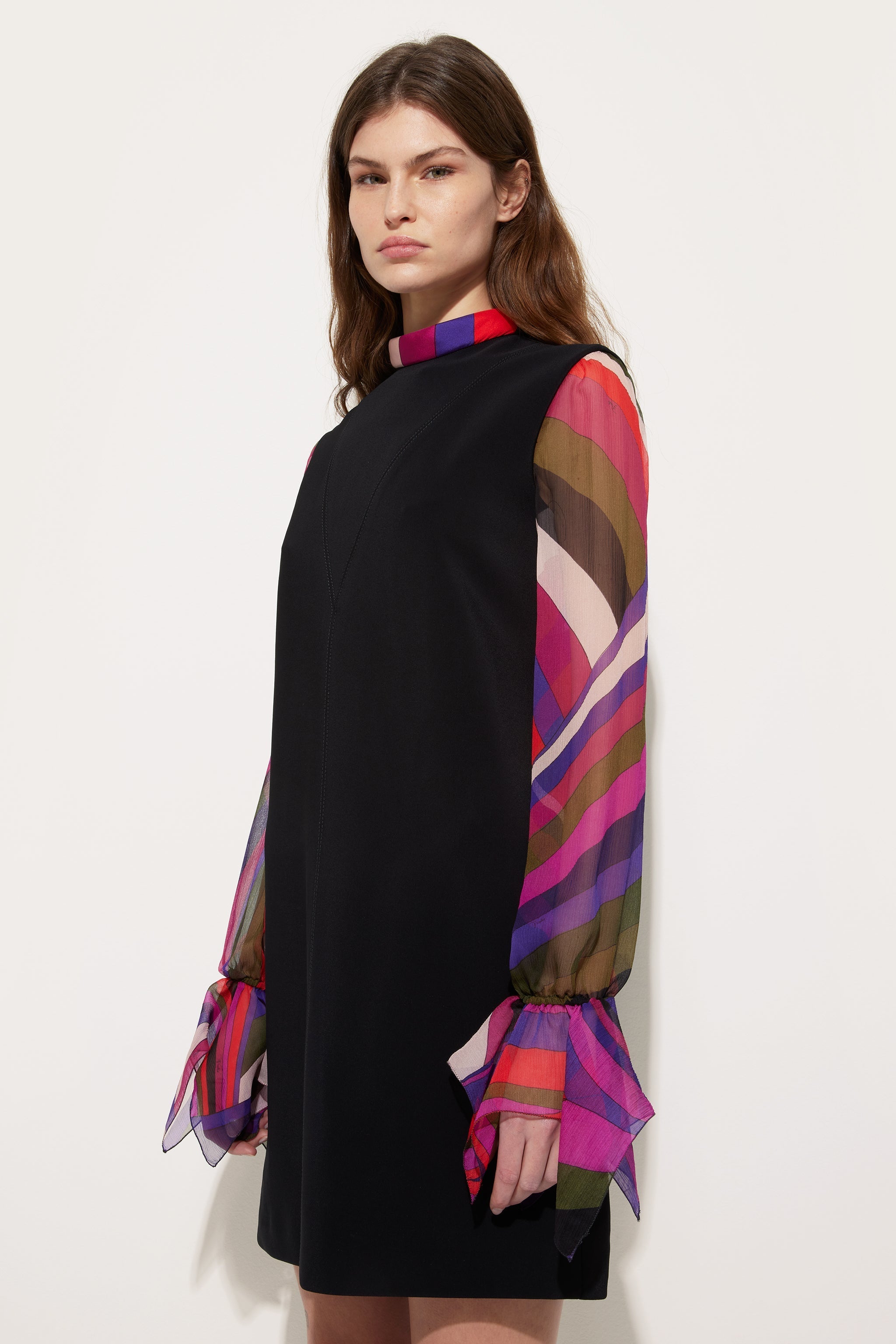 Pucci Printed Sleeve Sheath Dress