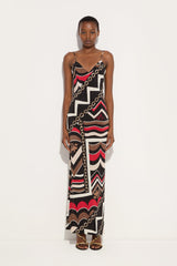 Pucci Istrice Print Long Dress