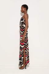 Pucci Istrice Print Long Dress
