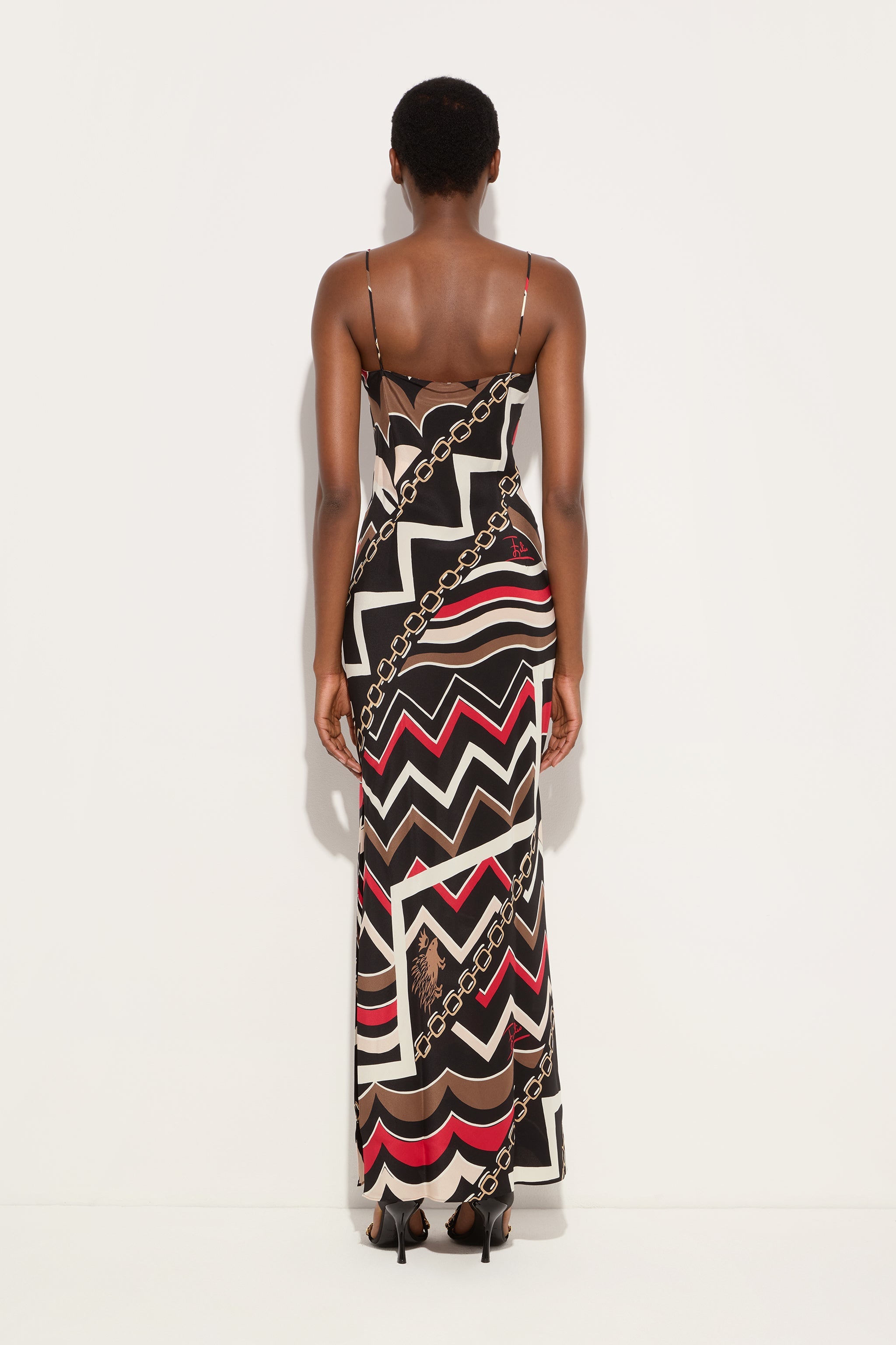Pucci Istrice Print Long Dress