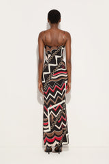 Pucci Istrice Print Long Dress