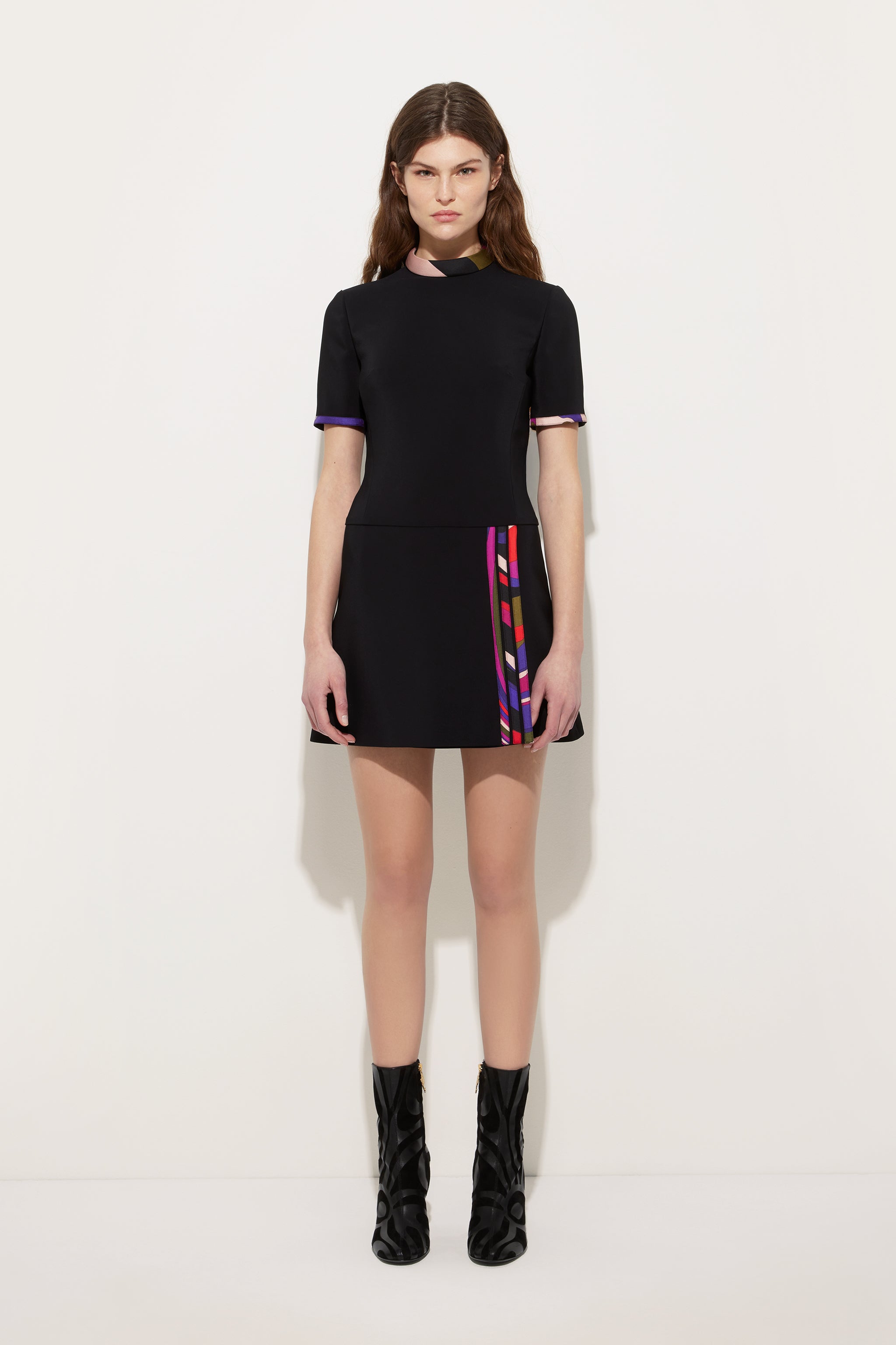 Pucci Flared Dress with Printed Details