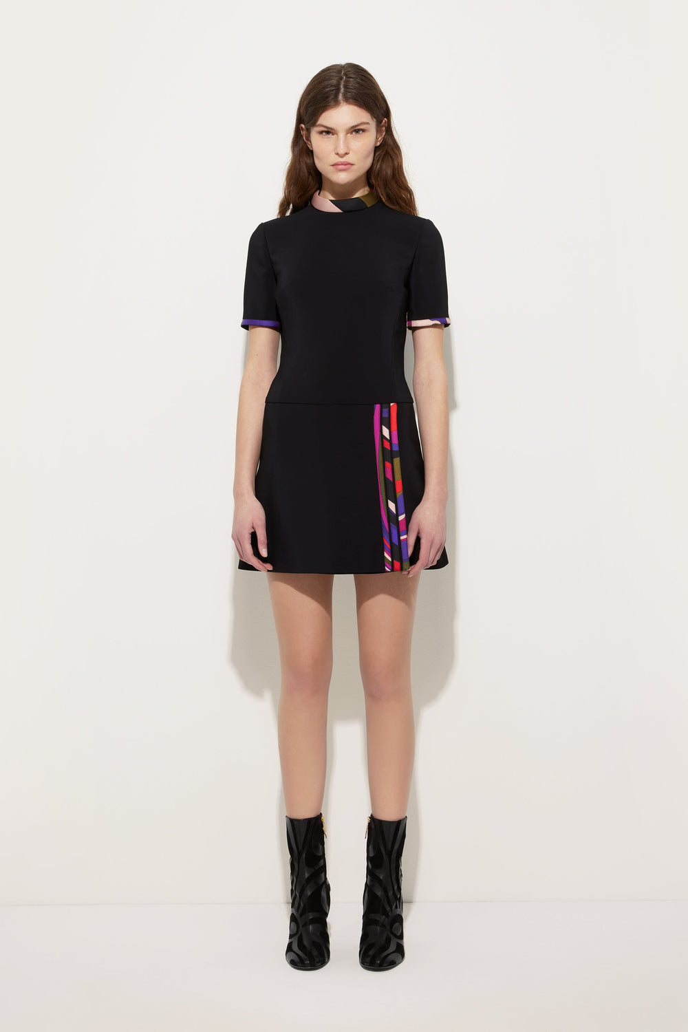 Pucci Flared Dress with Printed Details