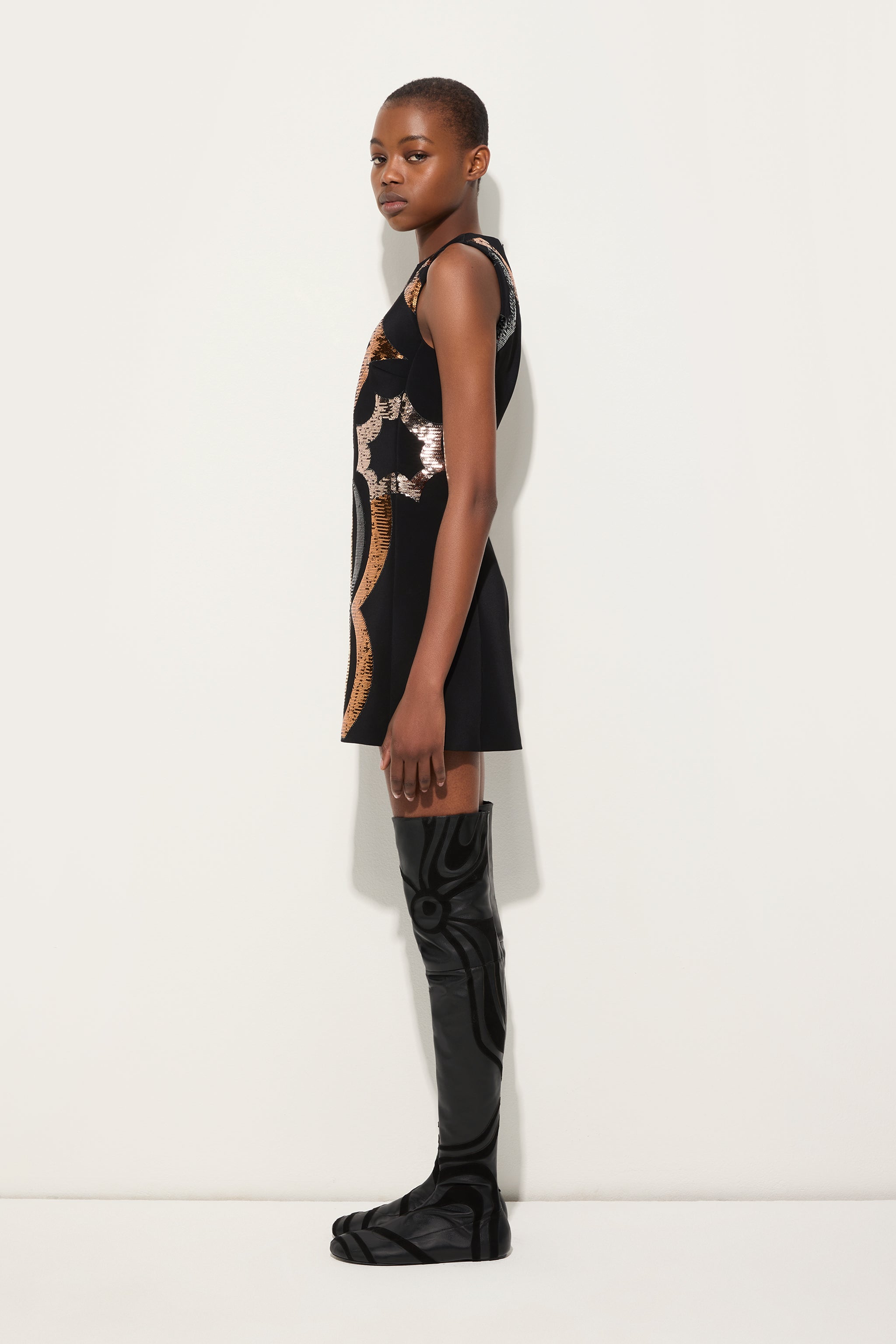 Pucci Sleeveless Dress with Collane Embroidery