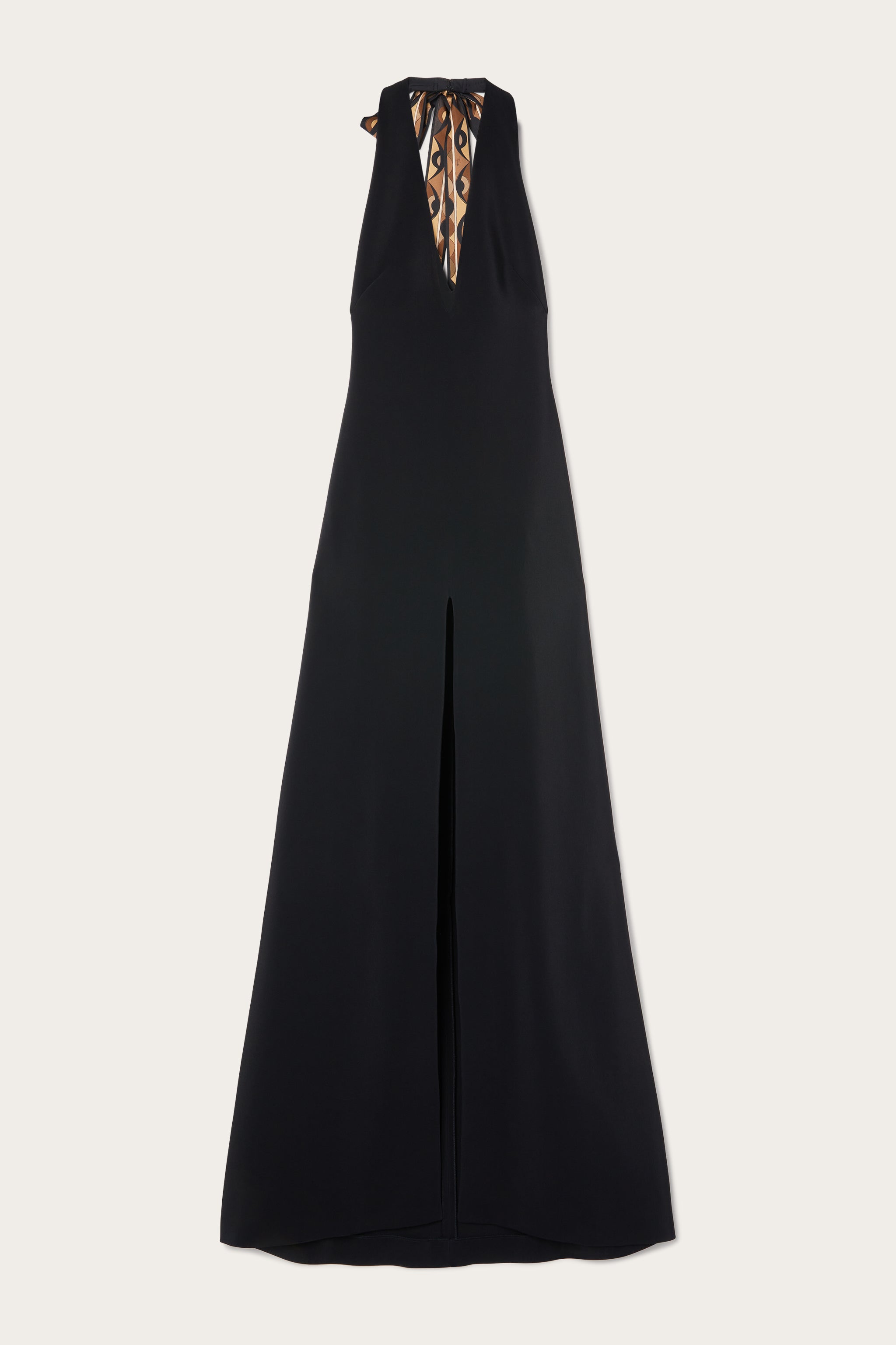 Pucci Long Dress with V-Neck and Slit