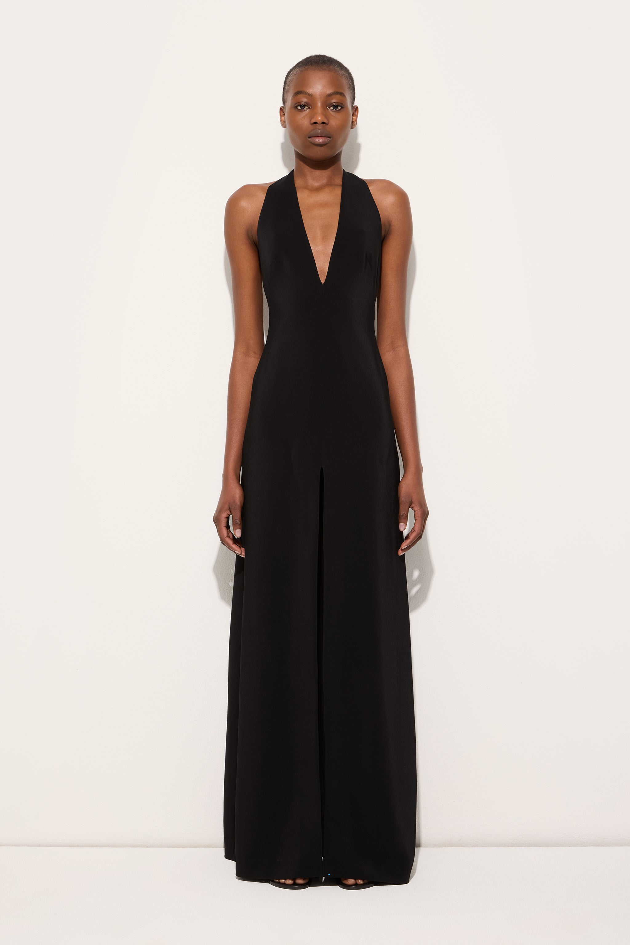 Pucci Long Dress with V-Neck and Slit