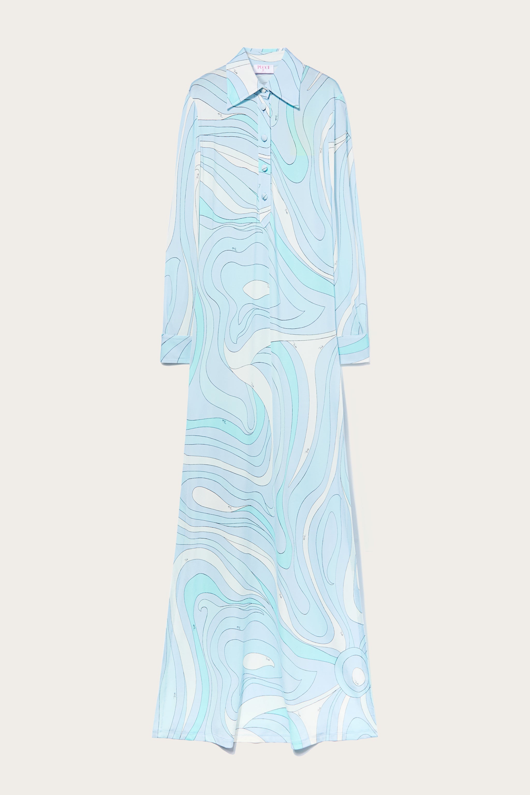Pucci Marmo Print Chemisier Dress