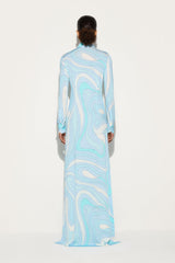Pucci Marmo Print Chemisier Dress