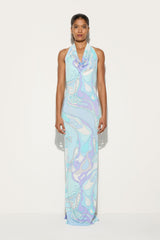 Pucci Orchidee Print Long Dress