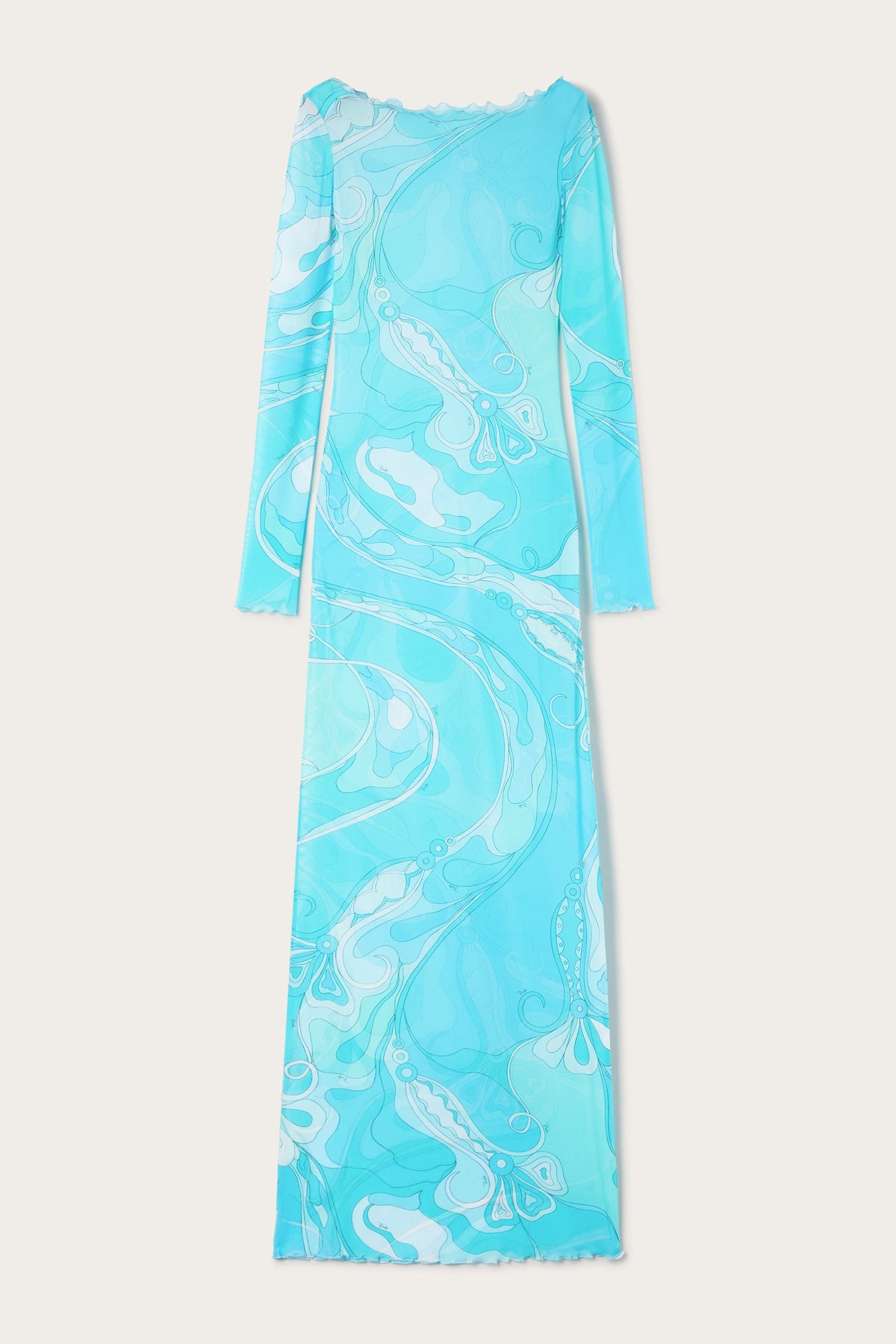 Pucci Orchidee Print Tulle Dress