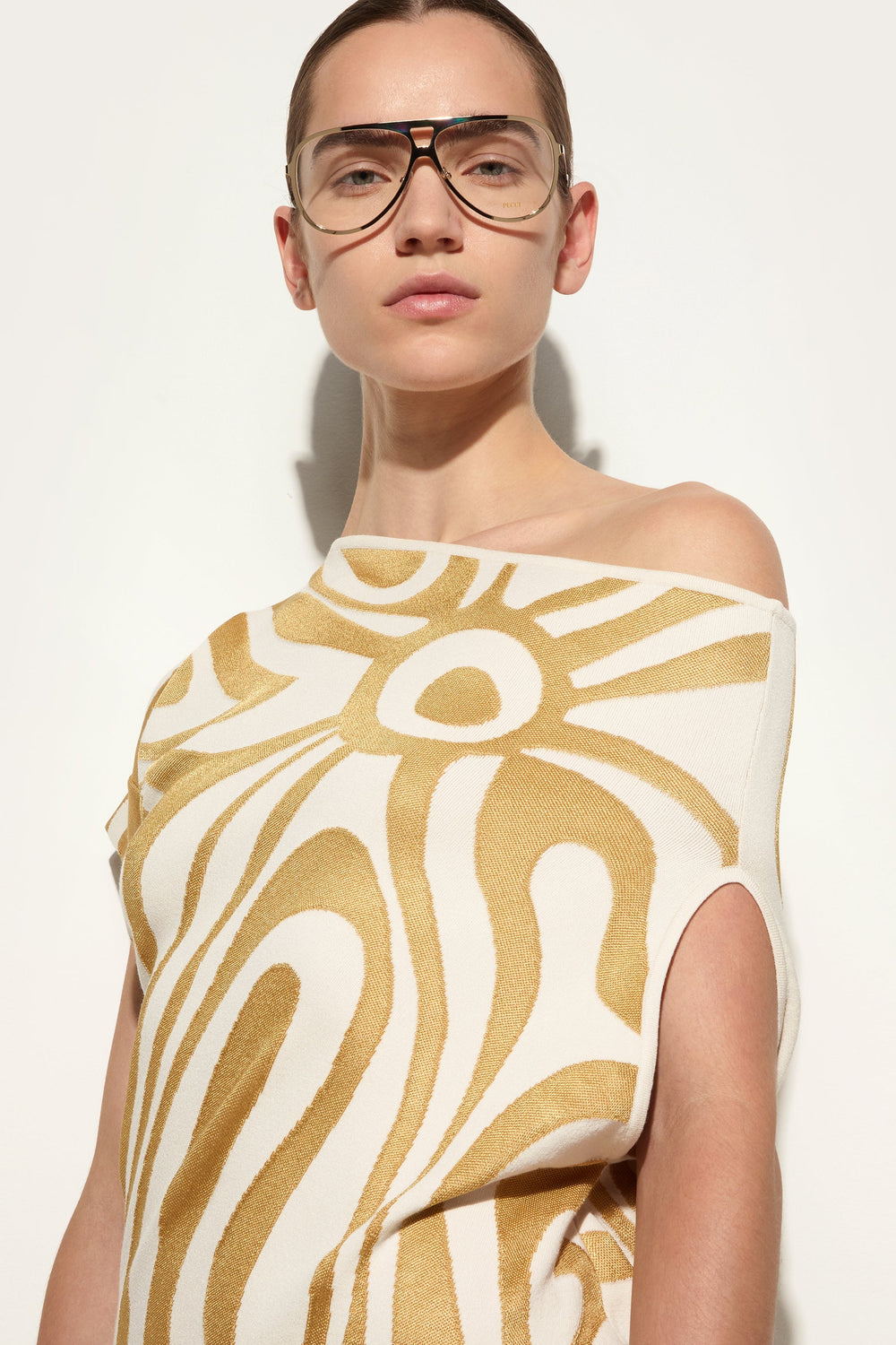 Pucci Draped Longuette Dress