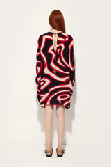Pucci Labirinto Print Short Silk Kaftan