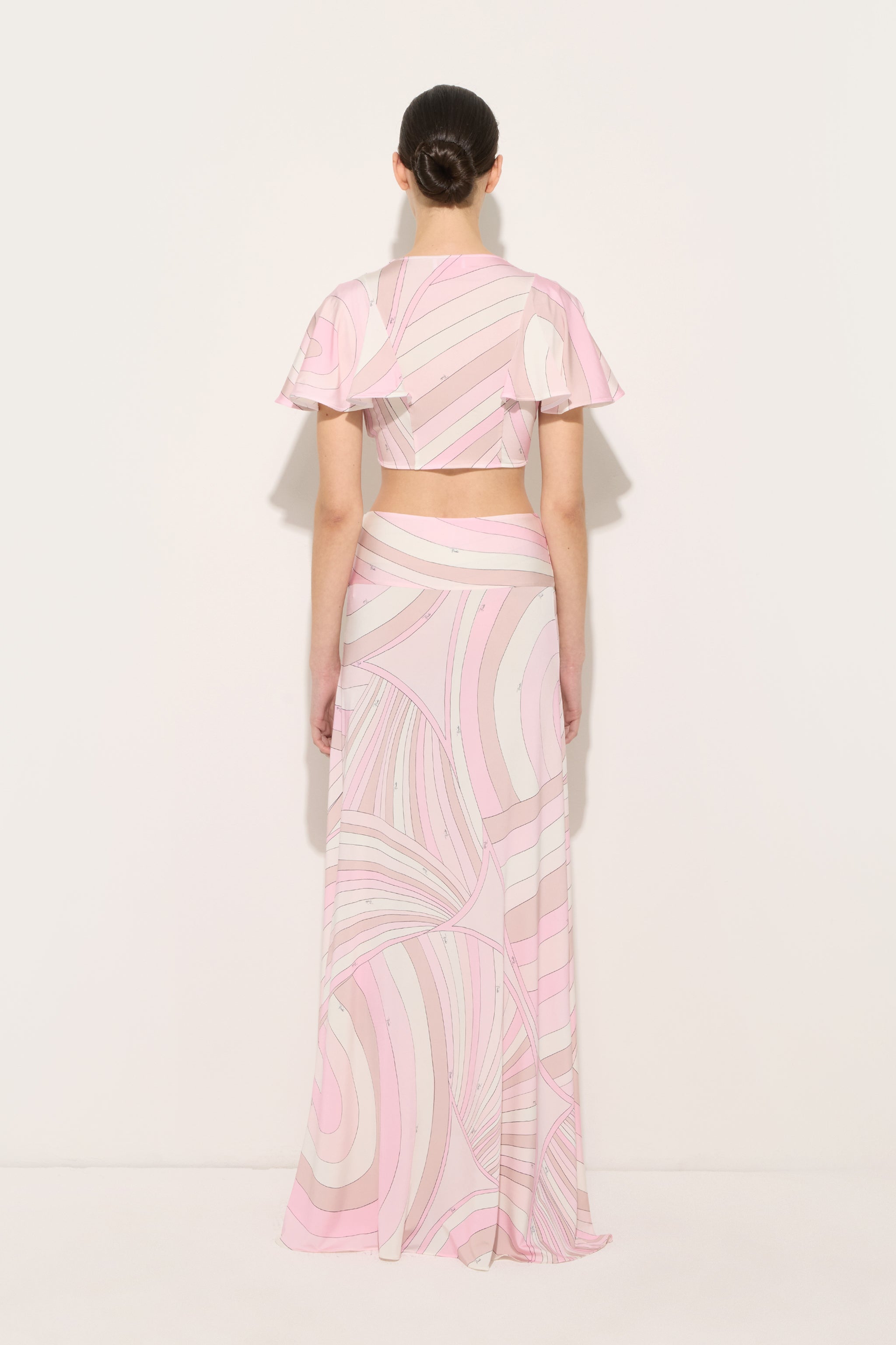 Pucci Iride Print Knot Top