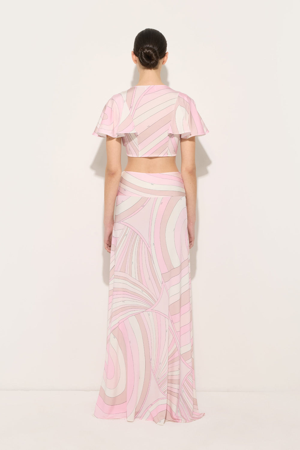Pucci Iride Print Knot Top