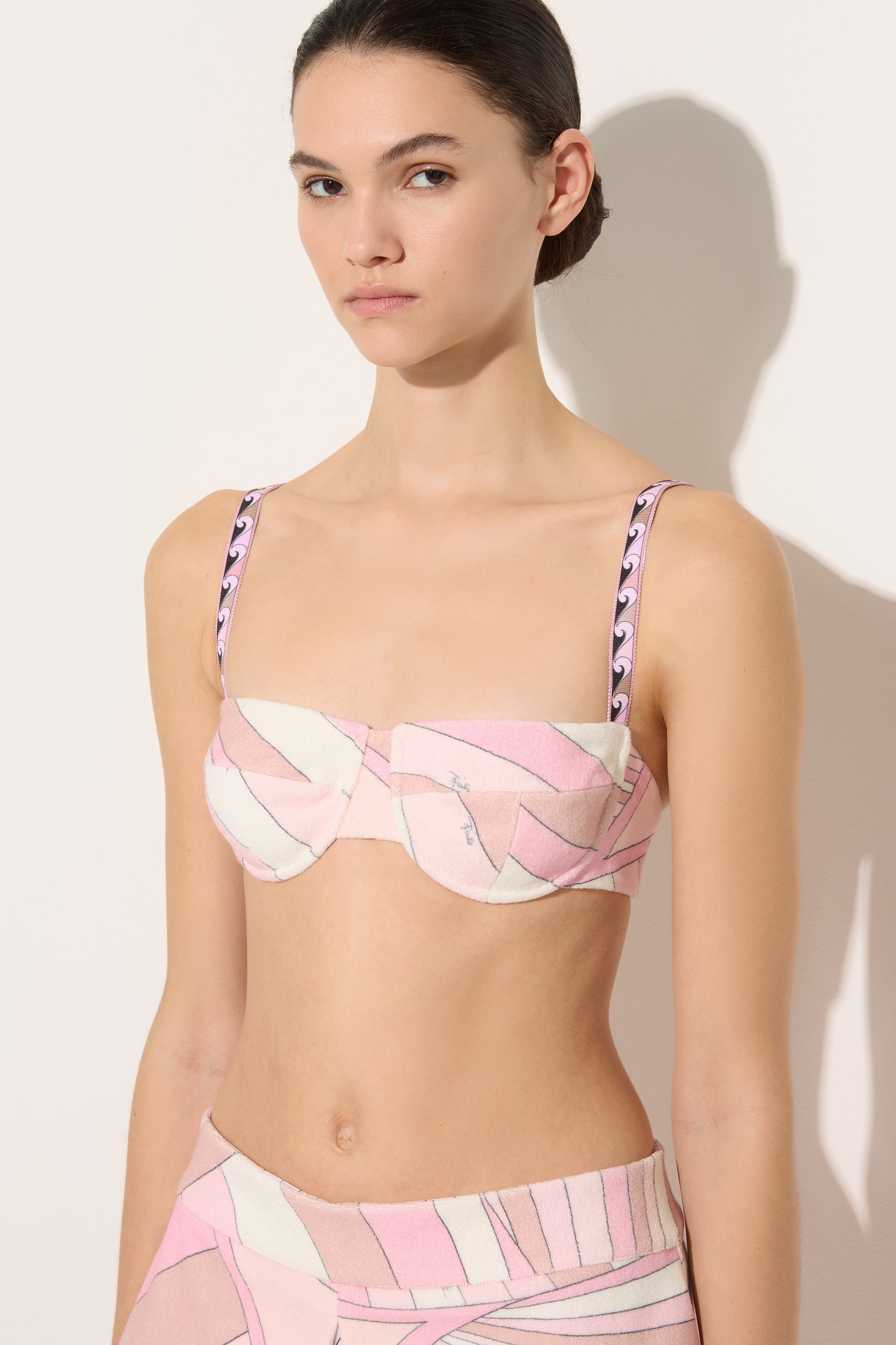 Pucci Iride Print Cotton Terry Top