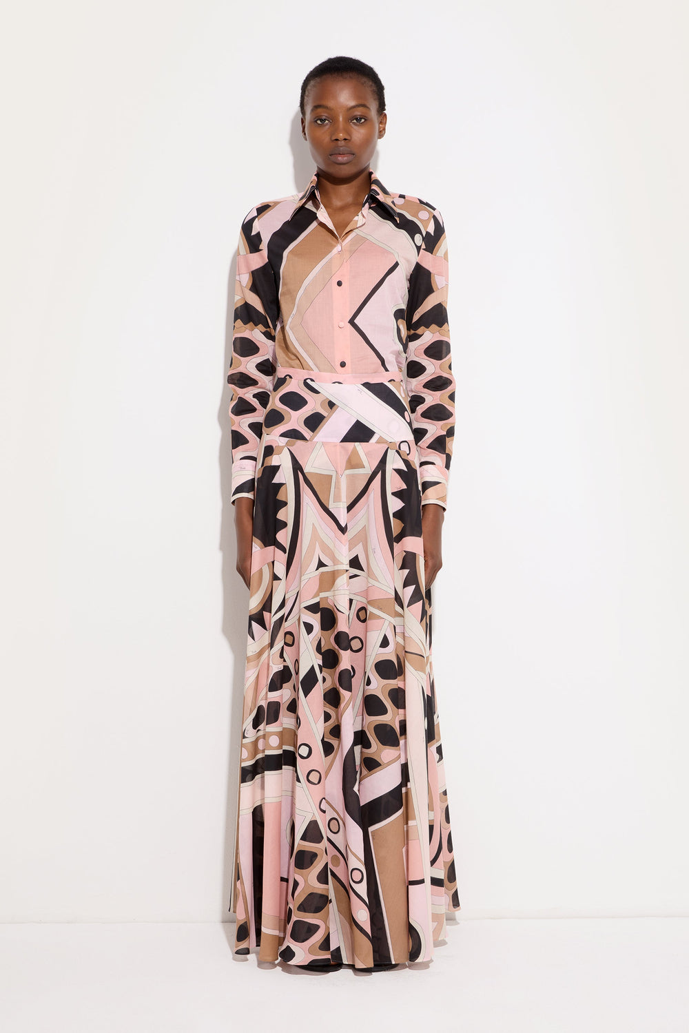 Pucci Vivara Print Cotton Shirt