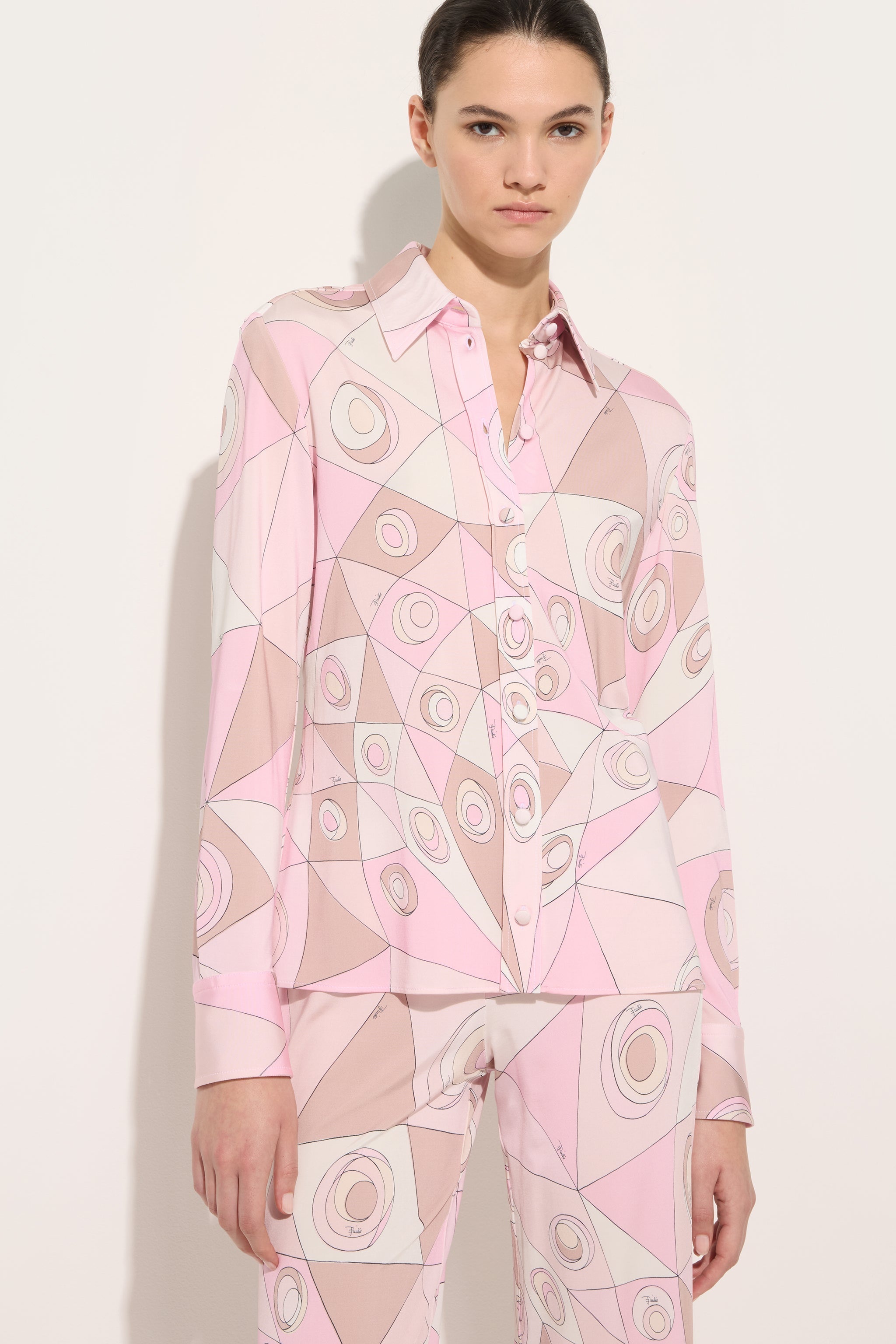 Pucci Occhi Print Jersey Shirt