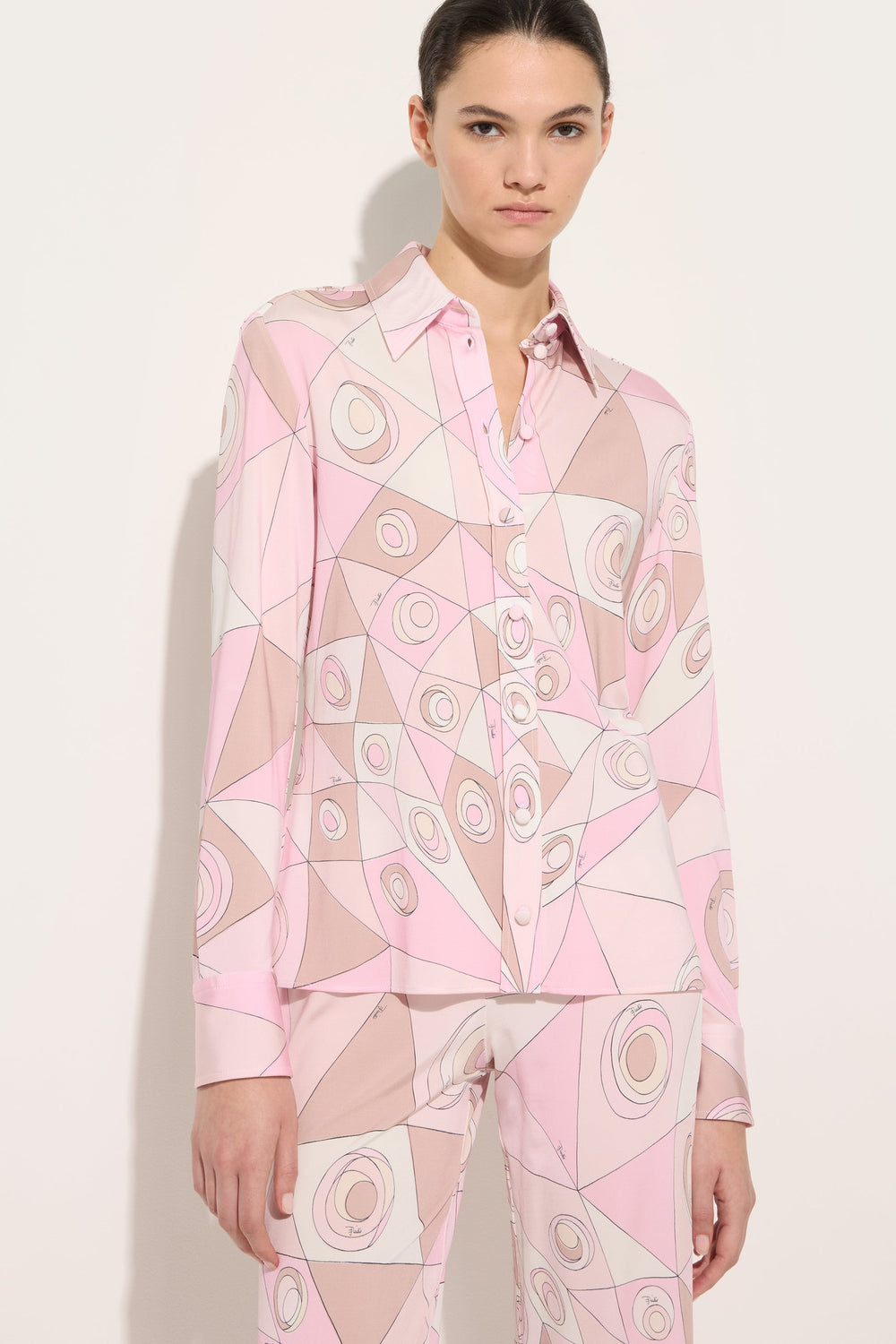 Pucci Occhi Print Jersey Shirt
