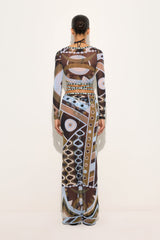 Pucci Vivara Print Tulle Crop Top