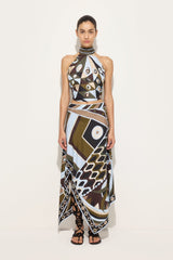 Pucci Occhi Print Halter Top