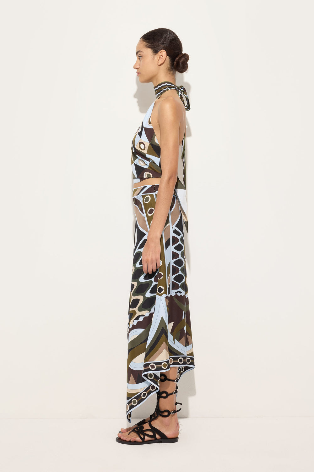 Pucci Occhi Print Halter Top