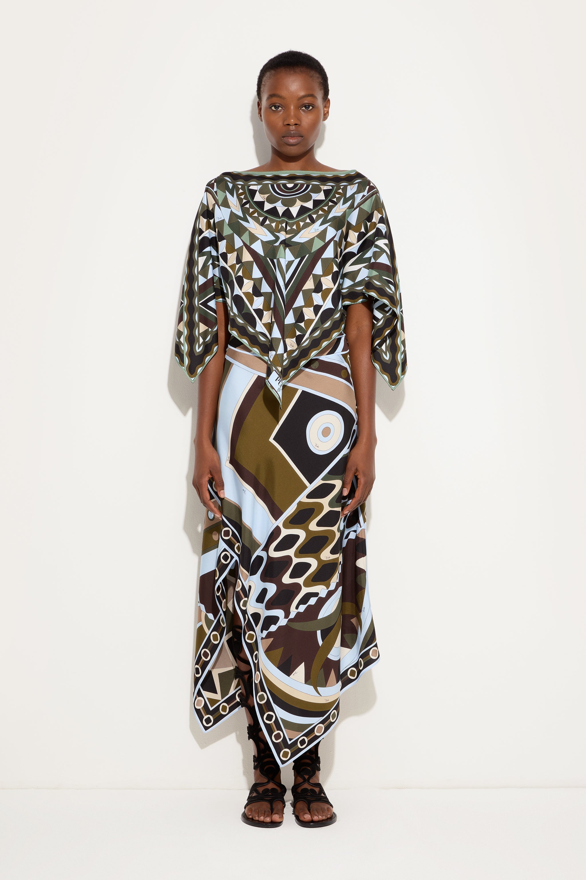 Pucci Manuba Print Kaftan top