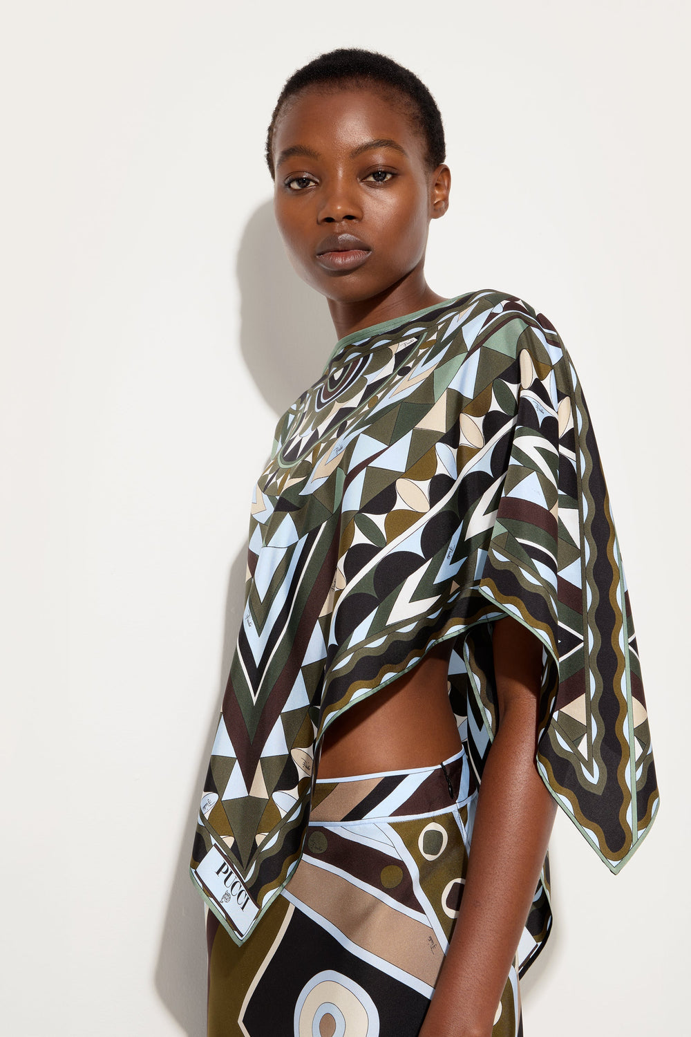 Pucci Manuba Print Kaftan top