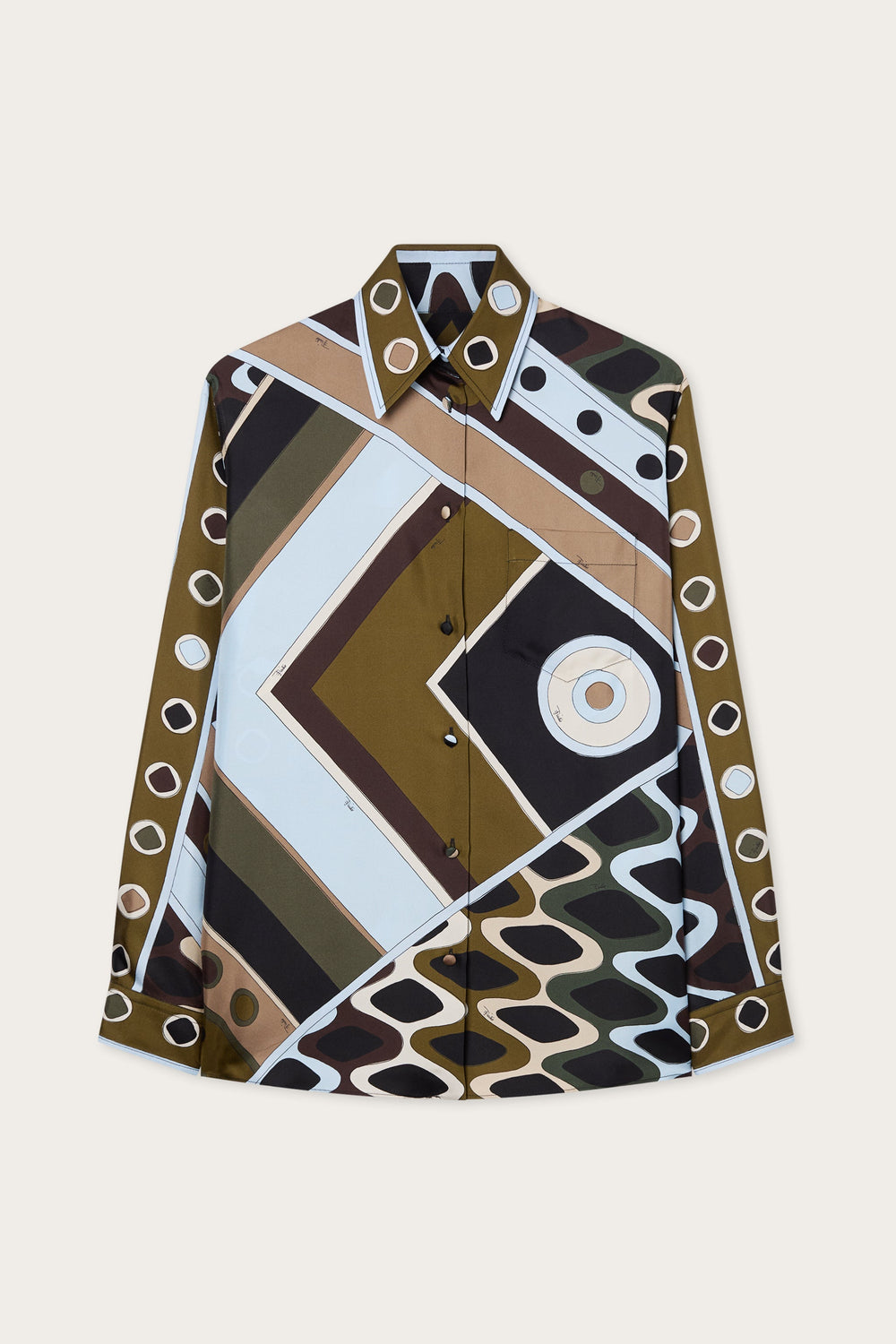Pucci Vivara Print Silk Shirt