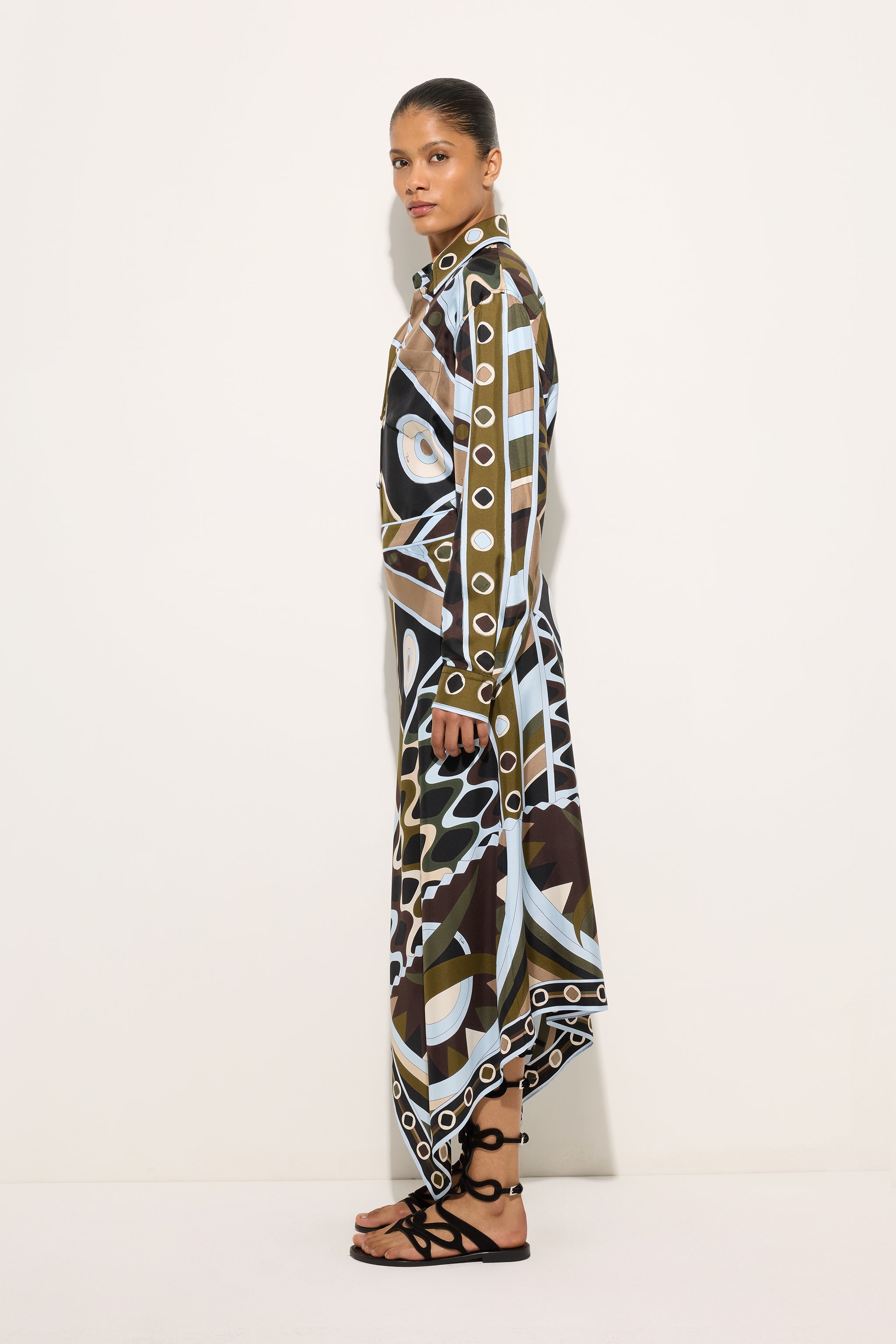 Pucci Vivara Print Silk Shirt