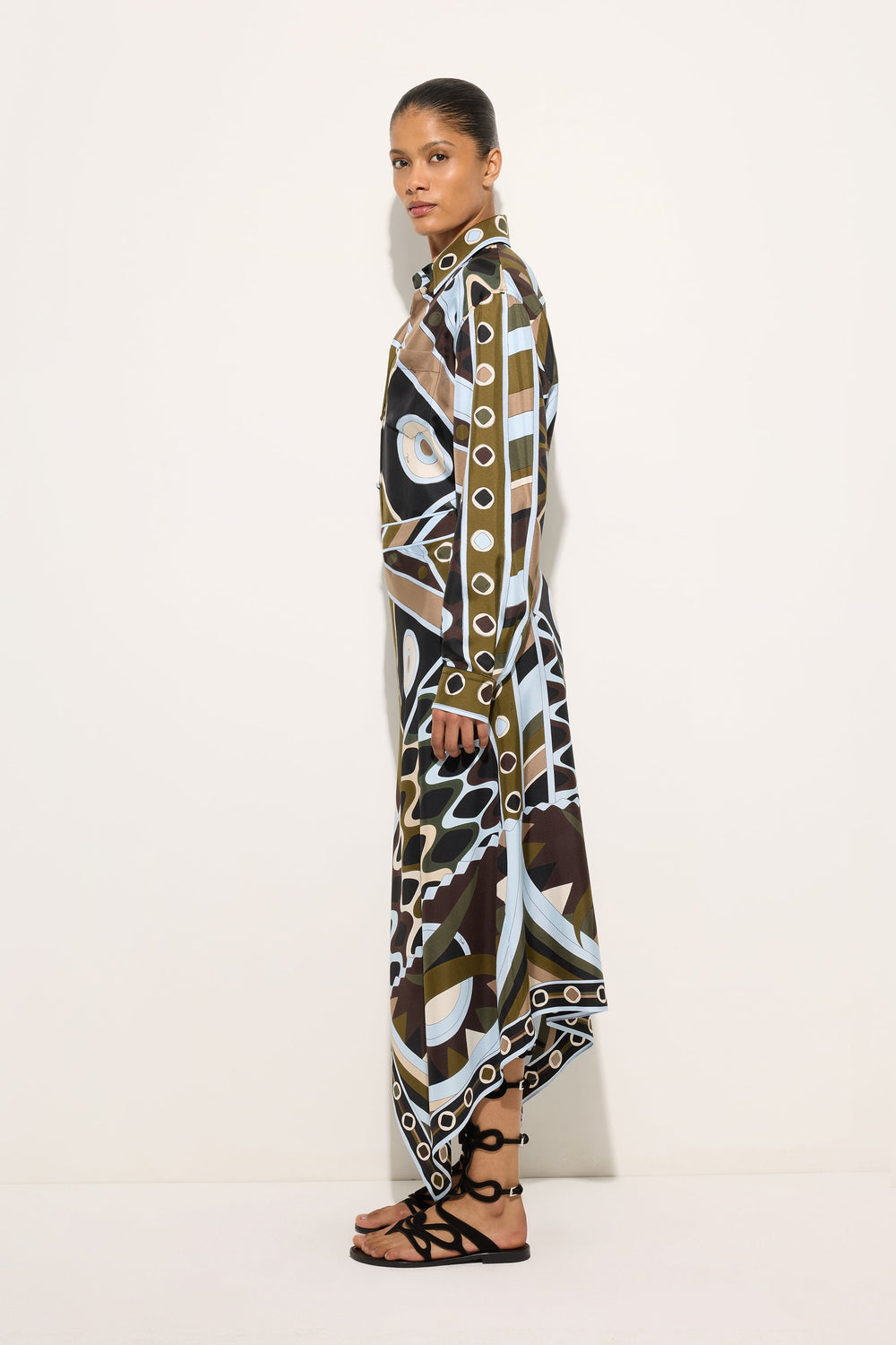 Pucci Vivara Print Silk Shirt
