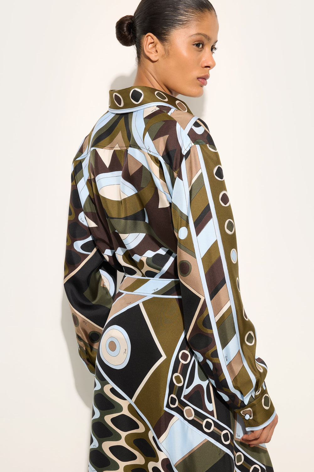 Pucci Vivara Print Silk Shirt